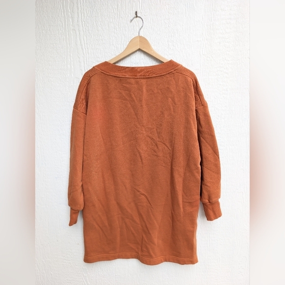Adidas Orange Tunic Sweatshirt Dress Texas Longhorns Pullover Size Medium - Picture 6 of 6